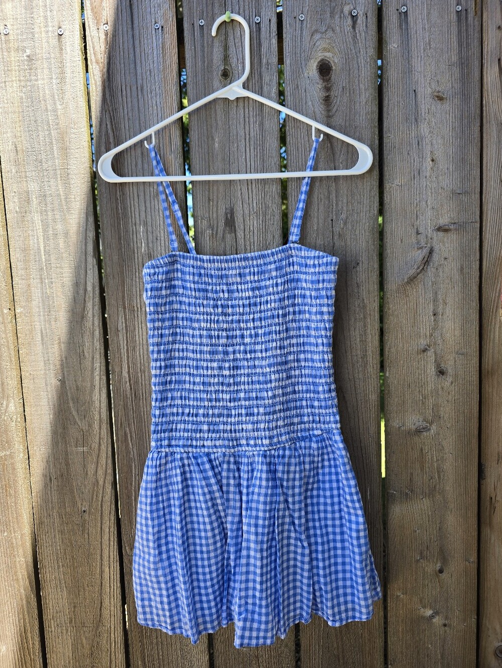 Hollister Gingham Romper/ Mini Dress